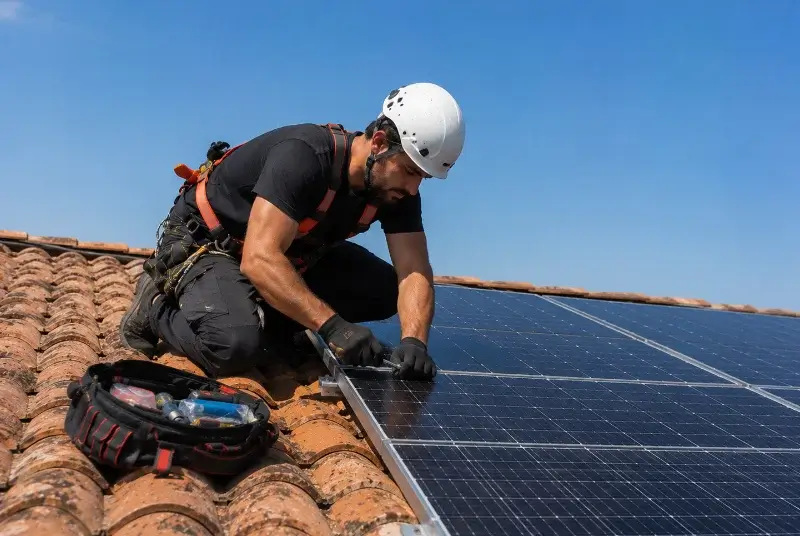 Maintenance et monitoring de panneaux solaires à Montpon-Ménestérol